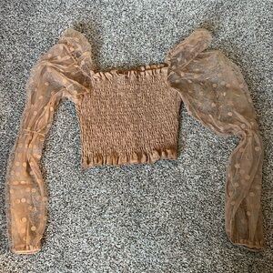 SHEIN cropped blouse